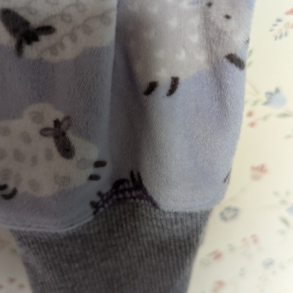 💙 🩶 Cuddl Duds Pajamas Sheep Print Super Soft Sleepover Pajama Party - Picture 6 of 11